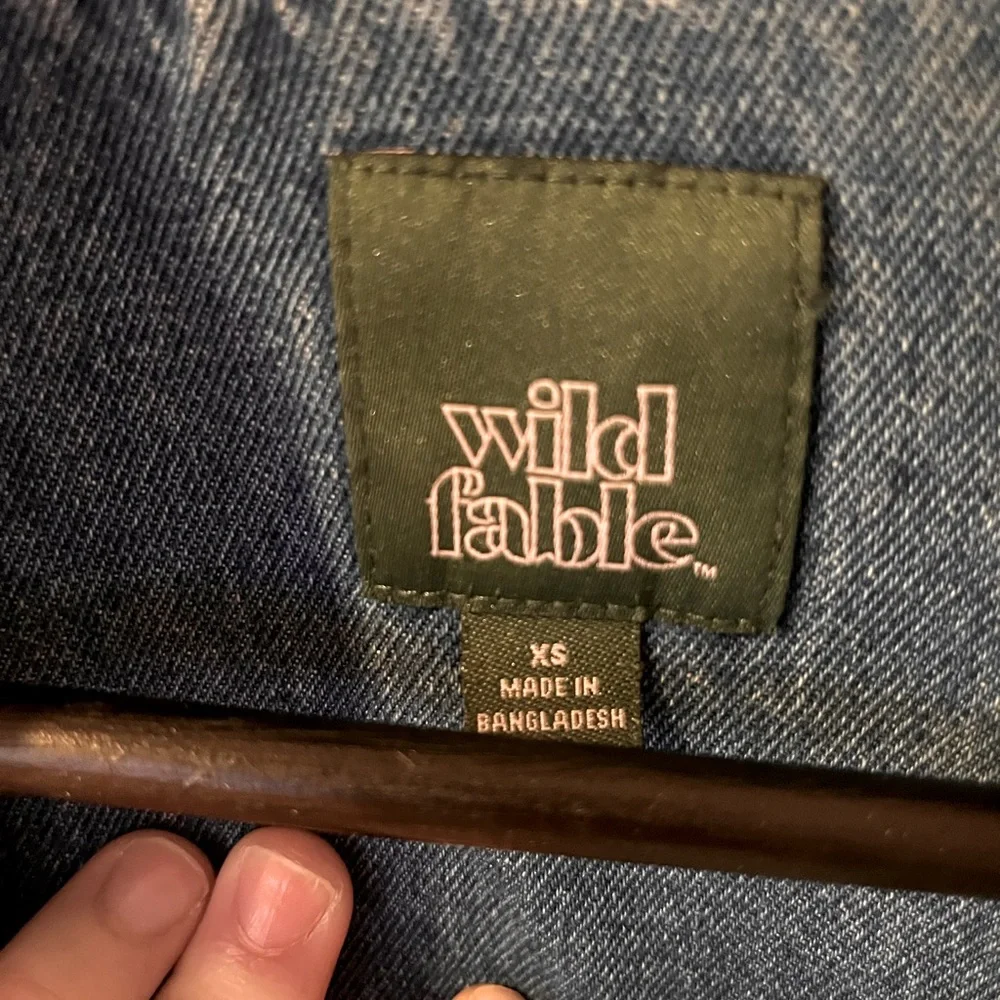 Chevron patchwork denim jacket - Picture 3 of 3